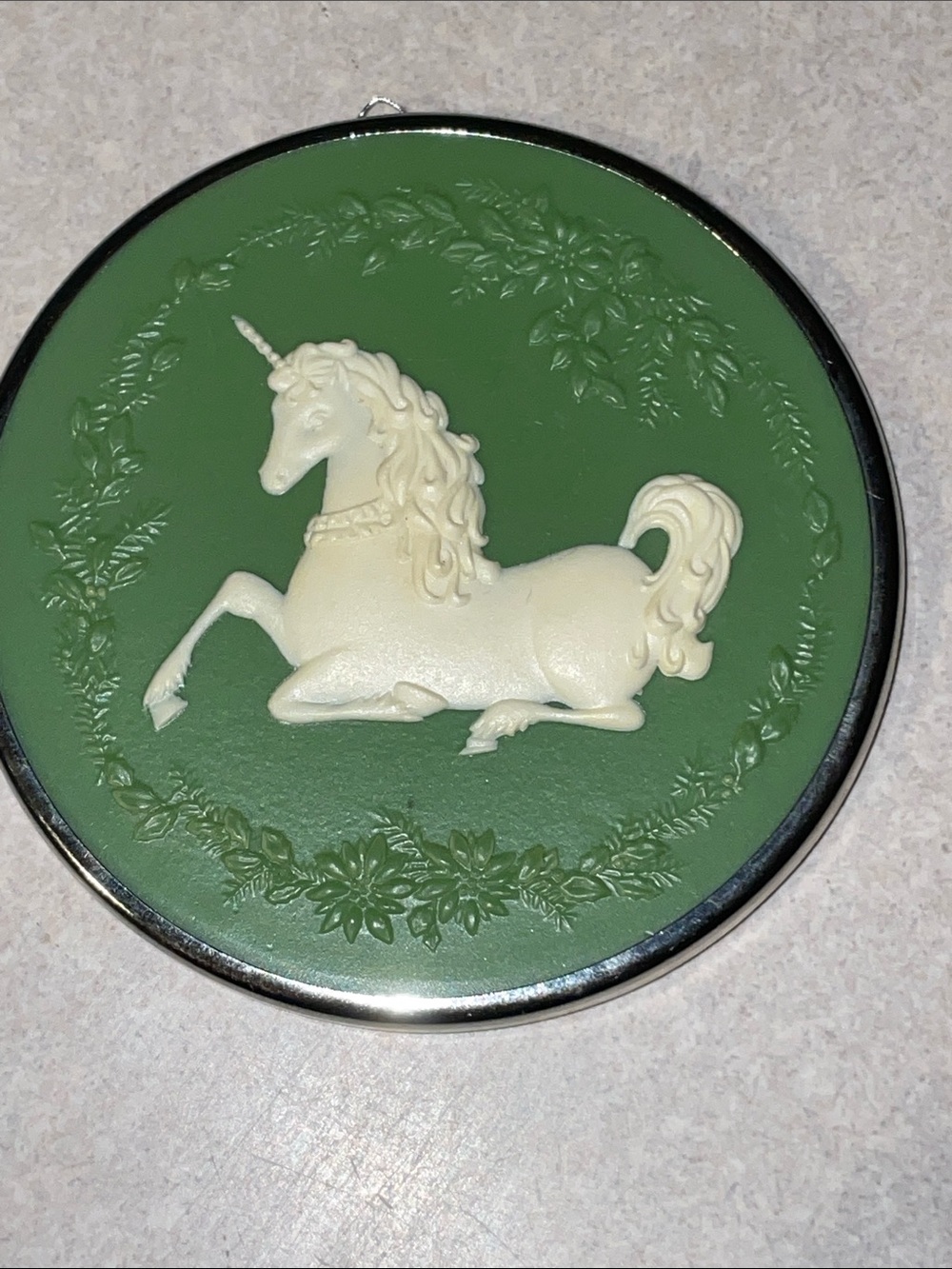 Unicorn ornament vintage 1981 Hallmark Christmas Crown Classics